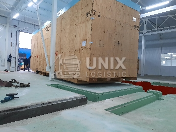 Бескрановая разгрузка негабаритных предметов