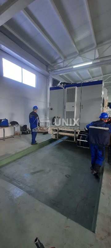 Бескрановая разгрузка негабаритных предметов