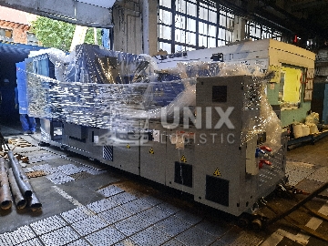 Выгрузка и установка термопластавтоматов